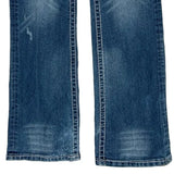 Zenim Boot Cut Jeans - 28W UK 6 Blue Cotton