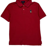 Age 12 Polo By Ralph Lauren Polo Shirt - Large Red Cotton