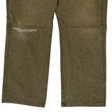 Dickies Carpenter Trousers - 34W 30L Green Cotton