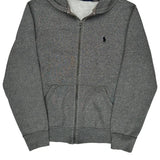 Polo By Ralph Lauren Hoodie - Medium Gray Cotton Blend
