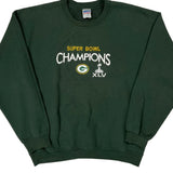 Green Bay Packers Gildan Nfl Sweatshirt - Large Green Cotton Blend