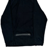 Polo By Ralph Lauren Track Jacket - Large Black Cotton