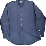 Blake Ralph Lauren Shirt - Large Blue Cotton