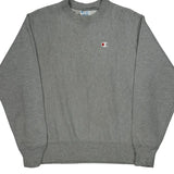 Reverse Weave Champion Sweatshirt - Medium Gray Cotton