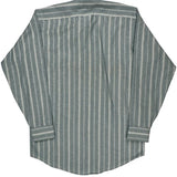 Gant Striped Shirt - Medium Gray Cotton Blend