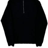 Armani Exchange 1/4 Zip - Large Black Wool