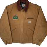 Made In USA Carhartt Brn Detroit Jacket - XL Brown Cotton