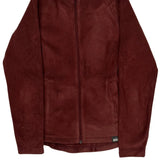Rei Fleece Jacket - Small Burgundy Polyester