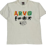 Fort Lauderdale Arvo Florida 1997 Oneita Graphic T-Shirt - Large White Cotton