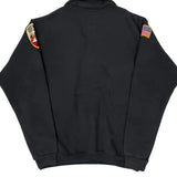 Fire Department Game 1/4 Zip - Large Black Polyester