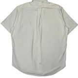 Ralph Lauren Short Sleeve Shirt - Large White Cotton
