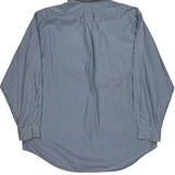 Ralph Lauren Striped Shirt - Large Blue Cotton