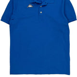 Kappa Polo Shirt - Large Blue Cotton