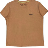 Responsibili-Tee Patagonia T-Shirt - Medium Orange Cotton Blend