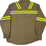 Carhartt Shirt - XL Khaki Cotton Blend