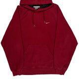 Nike Hoodie - Medium Red Cotton