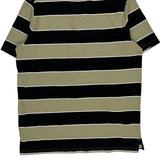 Hydrolix Oakley Striped Polo Shirt - Medium Beige Cotton