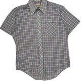 Branford Checked Short Sleeve Shirt - Large Multicoloured Polyester Blend