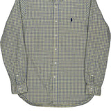 Ralph Lauren Checked Shirt - Small Blue Cotton