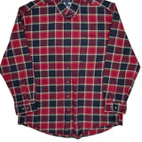 Tommy Hilfiger Checked Flannel Shirt - 2XL Red Cotton