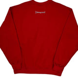 Disneyland Disney Cartoon Sweatshirt - Medium Red Cotton