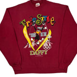 USA Olympics Hanes Cartoon Sweatshirt - XL Red Cotton Blend