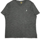Polo By Ralph Lauren T-Shirt - 2XL Gray Cotton