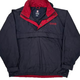 Chaps Ralph Lauren Windbreaker - Large Navy Cotton