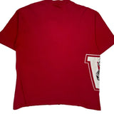 Wisconsin Badgers Logo 7 Single Stitch T-Shirt - XL Red Cotton