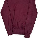 Tommy Hilfiger Jumper - Large Burgundy Cotton