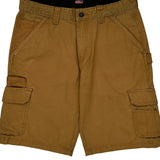 Dickies Cargo Shorts - 33W 10L Brown Cotton