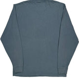 Carhartt Long Sleeve T-Shirt - Small Blue Cotton