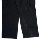 Wrangler Cargo Pants - 38W 31L Black Cotton Blend
