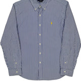 Ralph Lauren Slim Fit Shirt - XL Blue Cotton