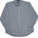 Tommy Hilfiger Striped Shirt - Large Blue Cotton