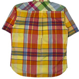 Tommy Hilfiger Checked Short Sleeve Shirt - Medium Multicoloured Cotton