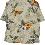 Caribbean Joe Floral Hawaiian Shirt - 2XL Multicoloured Viscose