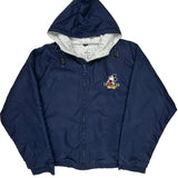 Mickey Mouse Disney Graphic Windbreaker - XL Blue Nylon