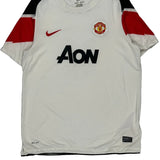 2010-11 Manchester United Nike Giggs Away Football Shirt - XL Black Polyester