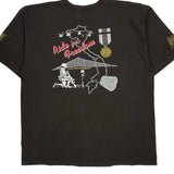 Ride For Freedom Alore Single Stitch T-Shirt - 2XL Black Cotton