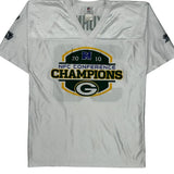 Green Bay Packers N.F.L. Team Apparel Nfl Football Jersey - Medium White Polyester