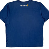 Carhartt T-Shirt - XL Blue Cotton
