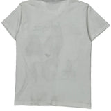 Fruit Of The Loom Graphic T-Shirt - Medium White Cotton Blend