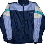 Adidas Jacket - Large Blue Polyester