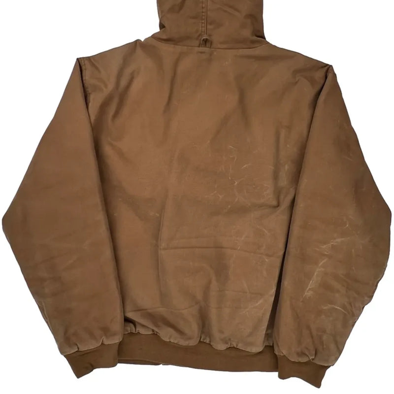 Quality Liquid Feeds Destinations Workwear Jacket - XL Brown Cotton
