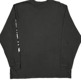 Loose Fit Carhartt Long Sleeve T-Shirt - XL Black Cotton