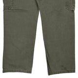 Carhartt Double Knee Cargo Pants - 38W 32L Green Cotton