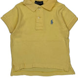 Age 18 Months Ralph Lauren Polo Shirt - Large Yellow Cotton