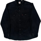 Levis Denim Shirt - 2XL Black Cotton