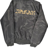 Ma-1 Riot Empire Dream Bomber Jacket - Medium Gray Polyester